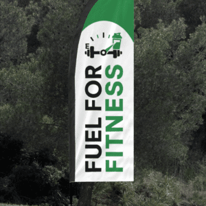 Double-Sided Fuel for Fitness Feather Flag