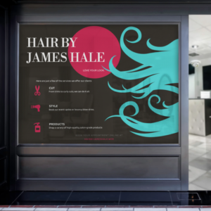 Perforated Window Vinyl