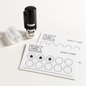 Loyalty card stamp